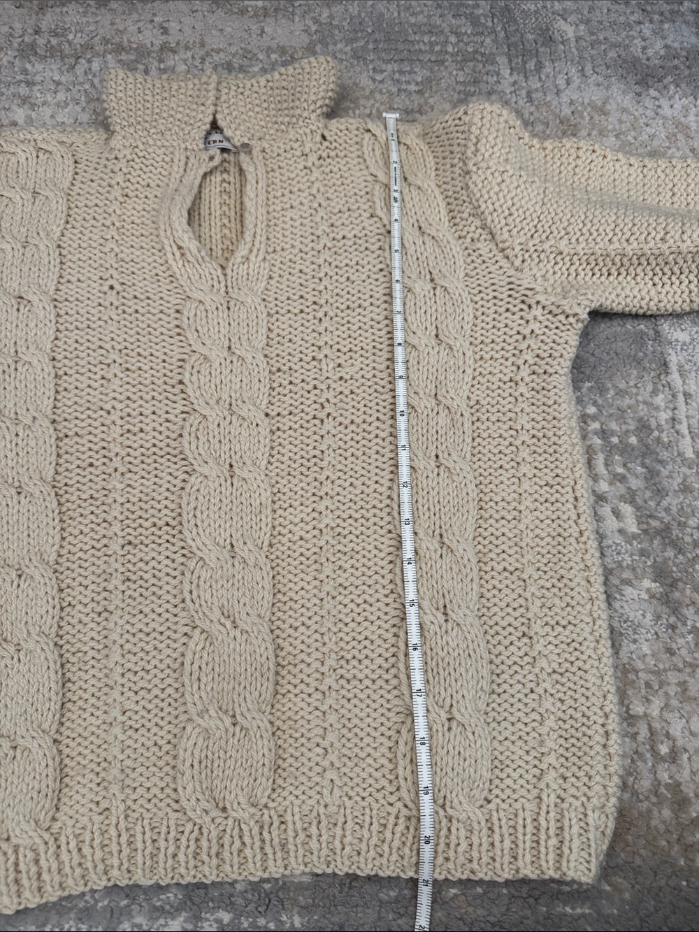 VTG Wool Handknit Sweater - Picture 10 of 13